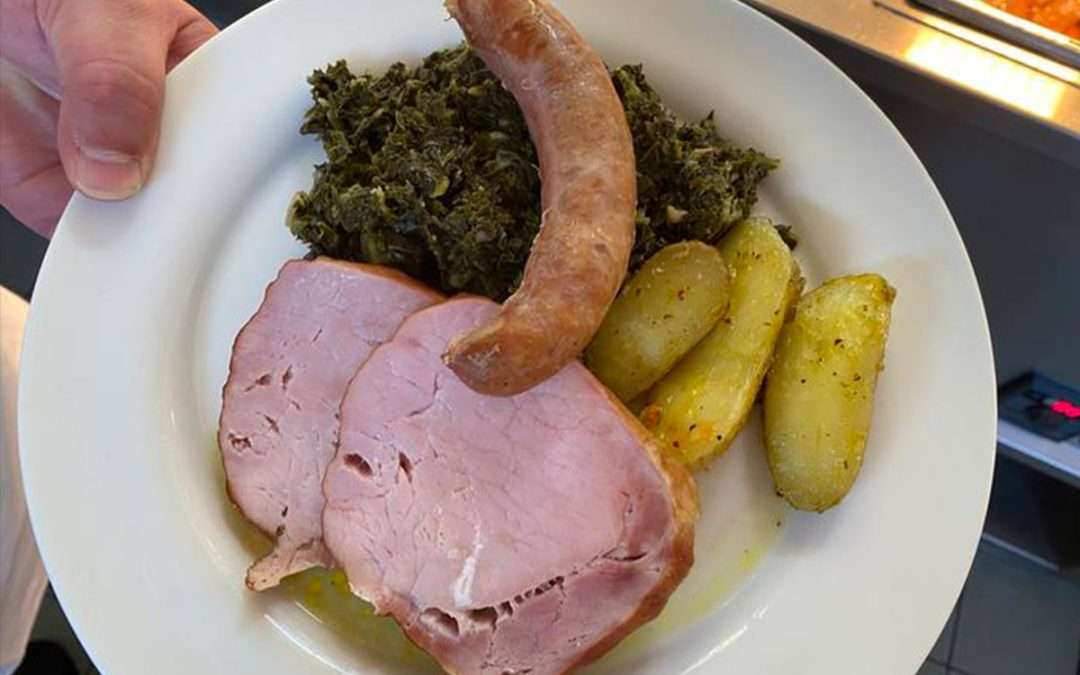 Will customers accept a little less meat in their cafeteria meals?